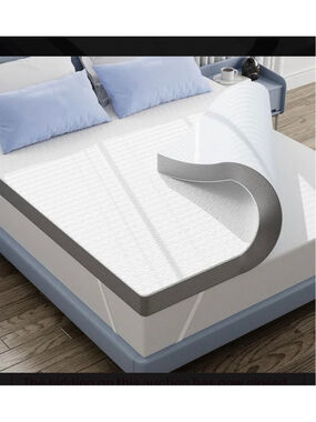 Lucid 5 inch Mattress Topper Twin Gel Memory Foam